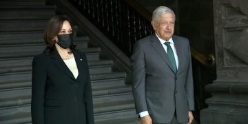 KAMALA HARRIS Y LÓPEZ OBRADOR HABLARON DE VIOLENCIA, NARCOTRÁFICO Y DESAPARECIDOS