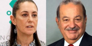 Carlos Slim y Claudia Sheinbaum no dan declaraciones sobre reunión en Palacio Nacional con AMLO
