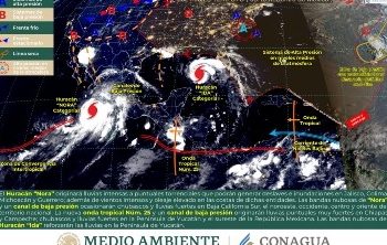 Clima México: Nora baja de categoría y causará lluvias en todo el país; trayectoria EN VIVO