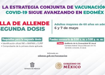 ¿Cuándo se aplicará la primera dosis de la vacuna para jóvenes de 18 a 29 años en el Edomex?
