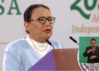 Destaca Rosa Icela Rodríguez a Claudia Sheinbaum por ser mujer de resultados