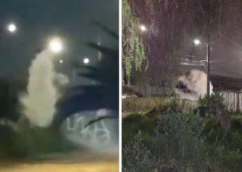 Huachicoleros causan enorme fuga de combustible en Ecatepec; perforaron ducto de Pemex
