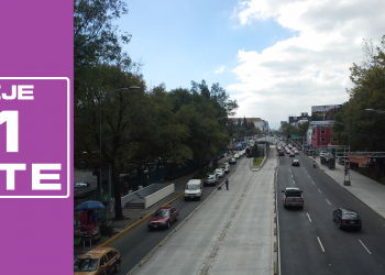 Eje 1 poniente registra avance lento ante manifestación; estas son las alternativas