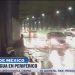 Enorme fuga de agua provoca caos vial en Periférico Norte, a la altura de Fuente de Petróleos