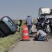 Fuerte choque en Eje Central genera caos vial en la alcaldía Benito Juárez