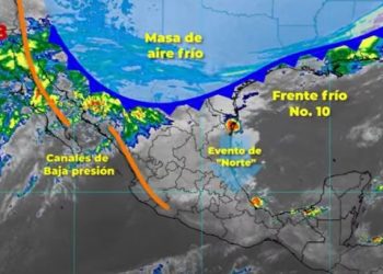 Frente Frío 10: Estos son los estados que tendrán intensas lluvias, rachas de viento y fuertes heladas