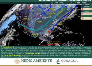 Frente Frío 8: Estos son los estados que tendrán intensas heladas, fuertes lluvias y rachas de viento