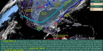 Frente Frío 8: Estos son los estados que tendrán intensas heladas, fuertes lluvias y rachas de viento