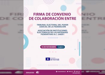 TEPJF y AIEEF firman convenio de colaboración para fortalecer a los OPLE