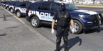Entregan patrullas y uniformes a policías de Ahome en Sinaloa