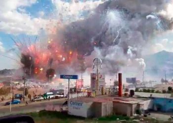 Explosión en Tultepec: el momento exacto del estallido de talleres en Edomex