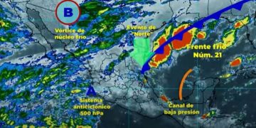 Frente Frío 21: Estos son los estados que tendrán fuertes lluvias, rachas de viento y caída de nieve
