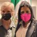 Lorena Piñon asiste a la recepción de honor de la ministra de Energía en EU, Michigan Jennifer Granholm