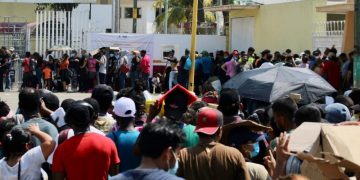 Alistan nueva caravana migrante en Tapachula, Chiapas