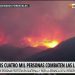 Combaten las llamas por aire en Tepoztlán, Morelos