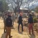 Evacúan a 57 familias por incendio en Sierra de Santiago