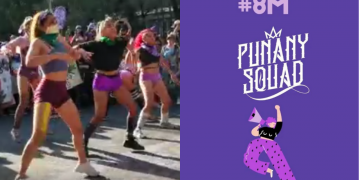Feministas realizan coreografía durante la marcha del 8M en la CDMX | VIDEO