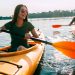 Practican kayak en la presa Madín