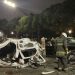 Choque múltiple en la portales termina con 17 heridos; un conductor habría invadido el carril confinado