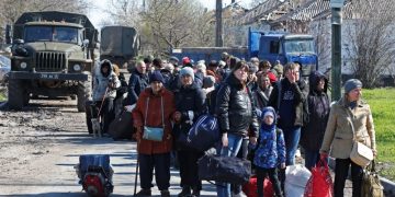 Suman 600 refugiados ucranianos en deportivo de Iztapalapa