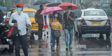 Lluvias moderadas, caída de árboles y algunos deslaves ha dejado Blas en Colima