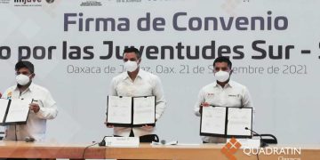 Firman Alejandro Murat y Arturo Zaldívar convenio entre la SCJN y Oaxaca, en beneficio de las personas indígenas