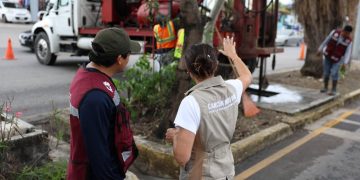 Supervisa Ana Paty Peralta desazolves para proteger el bienestar de familias cancunenses