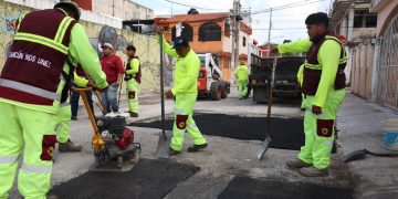 Benito Juárez realiza bacheo en SM 23 tras reportes ciudadanos