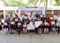 Toman protesta 209 jóvenes como “Guardianes por la paz”