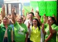 Renán Sánchez escucha a vecinos de la colonia Calakmul