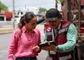 Ana Paty Peralta supervisa trabajos preventivos por lluvias
