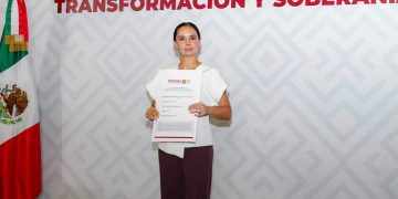 Ana Paty Peralta se registra en proceso de Morena para la gubernatura de Q. Roo
