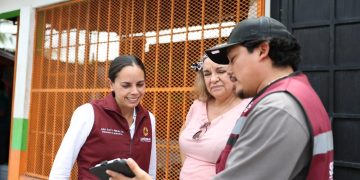 Ana Paty Peralta supervisa desazolve preventivo en la SM 505