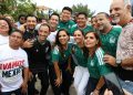 Ana Paty Peralta vive partido de México en “Cancún Fut Fest”