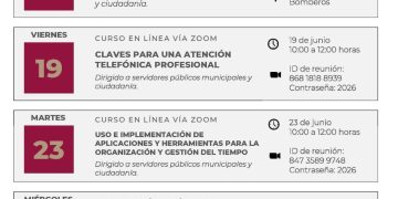 Promueve Ayuntamiento de Benito Juárez capacitación gratuita con talleres presenciales y virtuales