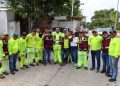 Ana Paty Peralta instruye orden y limpieza en el cableado aéreo
