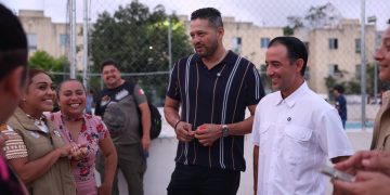 Mejoran alumbrado en Deportivo Galápagos para fortalecer espacios deportivos en Cancún