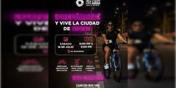 Alistan la segunda edición del Paseo Cancunense Nocturno
