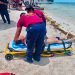 Auxilian a persona en Playa del Niño y la trasladan de a un hospital