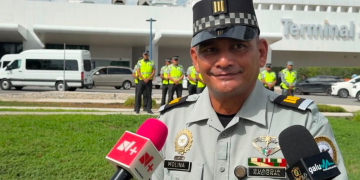 Guardia Nacional refuerza vigilancia en el Aeropuerto Internacional de Cancún