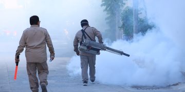 Refuerzan trabajos de bacheo y descacharrización en las SM 100 y 89