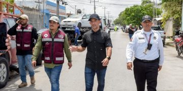 Recuperan calles y espacios públicos en la SM 95 de Cancún