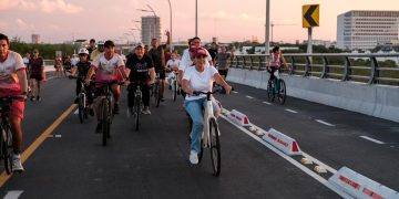 Con Puenteando, Mara Lezama convierte el Puente Nichupté en espacio de convivencia
