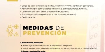 Emiten recomendaciones para prevenir golpes de calor