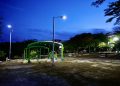 Refuerzan iluminación en parque de la SM 4 para mejorar seguridad de las familias