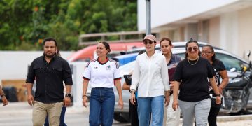 Ana Paty Peralta reporta inversión de 995.9 mdp en obra pública para Cancún