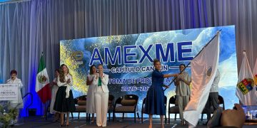Cambio de estafeta en Amexme Cancún