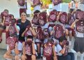 Ayuntamiento de BJ inicia entrega de tenis escolares a estudiantes