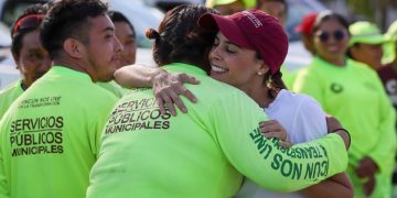 Refuerzan limpieza en Villas del Mar con mega jornada municipal