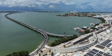 Distribuidor vial Kukulcán registra 70% de avance